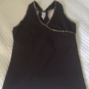 Mandarin Blue Yoga Tank Top